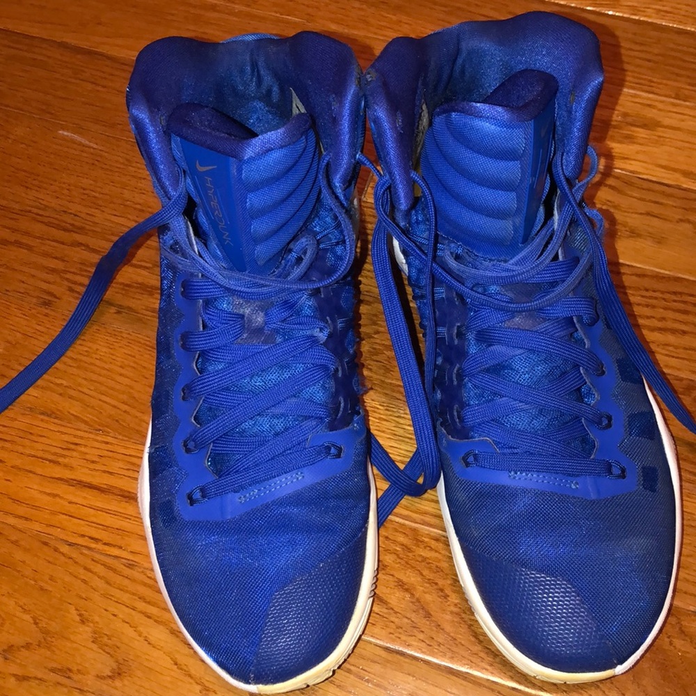 Nike Blue High Top Basketball Shoes Gem